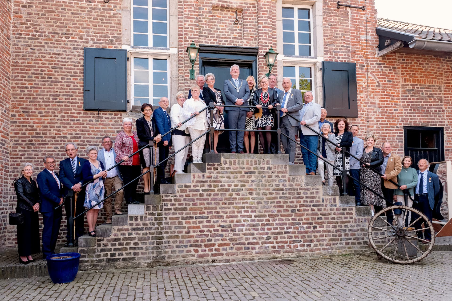 Groepsfoto lintjesregen 2022