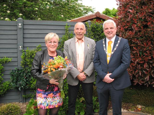 Dhr. Jaeqx en burgemeester Geurts