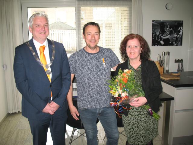 Burgemeester Geurts, dhr. en mevr. Steijns