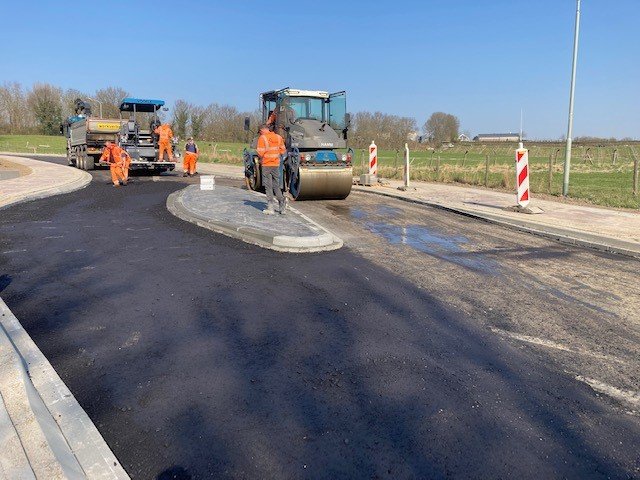 Werkzaamheden Holleweg Schinnen 23 maart 2022
